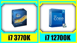 i7 3770K vs i7 12700K  RTX 3070 Ti [upl. by Analem]