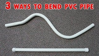 How to Bend PVC Pipe With No Tools [upl. by Fadas]