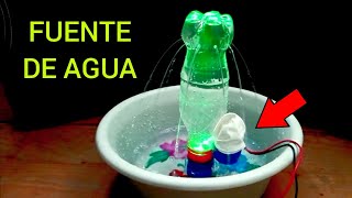 FUENTE DE AGUA CASERA muy Fácil de Hacer [upl. by Aiva]