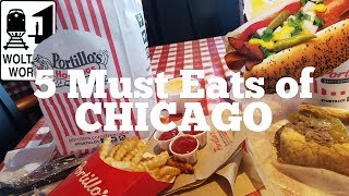 5 Foods You Have to Eat in Chicago [upl. by Ainattirb]