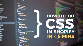 Custom CSS Shopify 2021  Shopify Basic Expert Tutorial [upl. by Ecnar635]