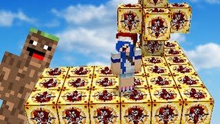 LUCKY BLOCK INCA ILHA LUCKY BLOCK MINECRAFT [upl. by Tobie]