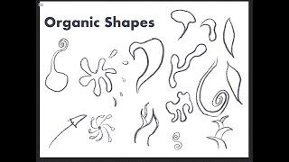 Organic Shape Practice  How to Draw Nature [upl. by Marlene]