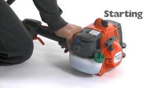 How to Start a Husqvarna String Trimmer [upl. by Demetre]