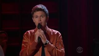 Ansel Elgort singing Easy [upl. by Aidni567]