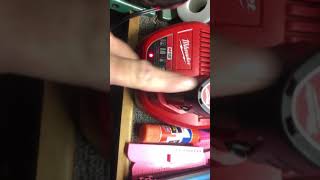 Milwaukee battery fix red and green lights blinking when trying to charge [upl. by Legin83]