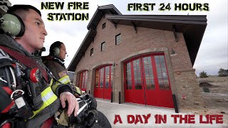 First 24 Hours in a New Fire Station  A Day in the Life [upl. by Nonnair]