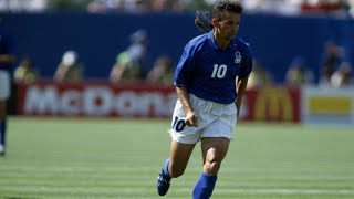 Roberto Baggio Best Skills amp Goals [upl. by Motch]