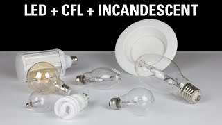 Light Bulb Guide  LED CFL incandescent neon amp more [upl. by Ahsiram]