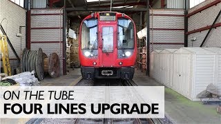 London Underground Four Lines Upgrade [upl. by Otanod952]