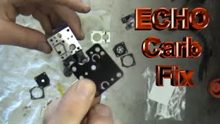 ECHO Trimmer SRM210 Carb Fix amp Tuneup Fuel System [upl. by Anitsrihc]