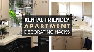 DESIGN HACKS How to Decorate Your First Apartment RenterFriendly Tips [upl. by Canning242]