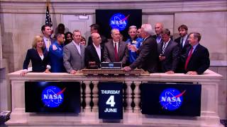 NASA Partners Ring Closing Bell at New York Stock Exchange [upl. by Gordon]