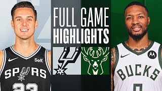 SPURS at BUCKS  FULL GAME HIGHLIGHTS  December 19 2023 [upl. by Donia]