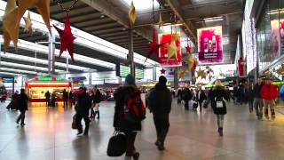 A Walk Around The Munich Central Station  München Hauptbahnhof [upl. by Atillertse]