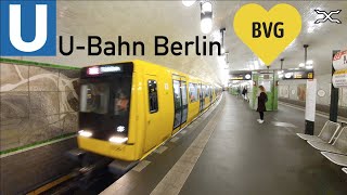 UBahn Berlin  Metro  BVG  March 2020 [upl. by Wootten]