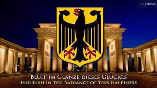 National Anthem of Germany DEEN lyrics  Deutsche Nationalhymne [upl. by Adile]