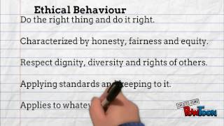 Ethical behaviour and business practice [upl. by Gimble476]