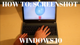 How to Take a Screenshot in Windows 10 [upl. by Laenej146]