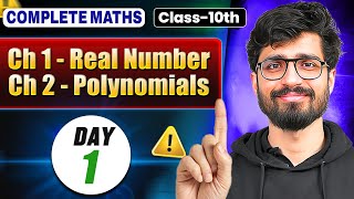 Class 10 Maths  Day 1  Real Numbers amp Polynomials  Class 10  Alakh Pandey  Ritik Sir [upl. by Raycher]