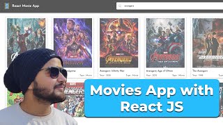 Build a Movie Search App using ReactJS  React Movie App  ReactJS Projects [upl. by Kattie]