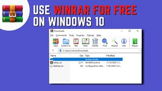 How To Download WinRAR For Free Windows 10 [upl. by Arlo42]