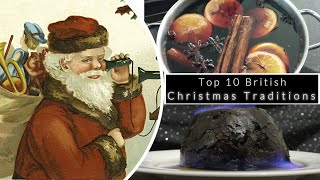 Top 10 British Christmas Traditions 4K [upl. by Ahsaret]