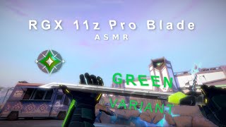 RGX 11z Pro Blade ASMR Green Variant [upl. by Ingvar]