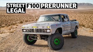 This 73 Ford F100 is a StreetLegal Luxury Prerunner [upl. by Aticilef922]