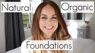 Top 5 Favourite Natural amp Organic Foundations  Non Toxic Makeup Brands [upl. by Oicram503]