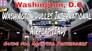 Washington Dulles International Airport IAD – Arrivals Ground Transport and Metro trains Guide [upl. by Notla514]