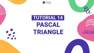 Pascal Triangle  Algorithm Simplified  Tutorial 14 [upl. by Blake577]