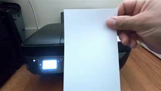 Hp OfficeJet 3830 Gloss Photo Paper Print Preview [upl. by Lukash776]