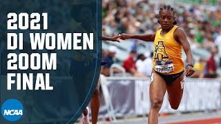 Womens 200m  2021 NCAA track and field championship [upl. by Nilyarg517]