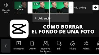 COMO borrar el FONDO de una FOTO con CapCut App Fácil y Rapido [upl. by Dogs]