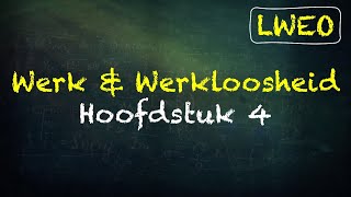 Werk amp Werkloosheid LWEO Hoofdstuk 4  economie havo [upl. by Lorie]