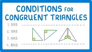 GCSE Maths  Congruent Triangle Rules 103 [upl. by Nonahs]