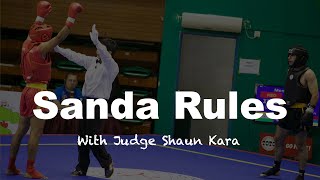 Sanda Competition  rules [upl. by Tohcnarf]