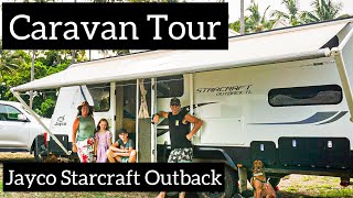 Caravan Tour Jayco Starcraft  Full Time Van Life  Aussie Road Trip Family [upl. by Angel]