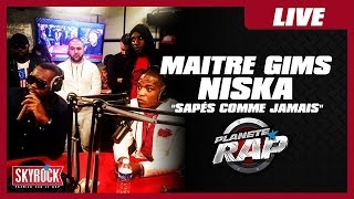 Maître Gims quotSapés comme jamaisquot feat Niska en live PlanèteRap [upl. by Corilla]