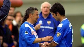 Baggio amp Guardiola at Brescia [upl. by Atterbury159]