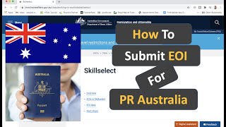 How to submit EOI for Australia PR  Step by Step process  189 190 491 Visa [upl. by Shah116]