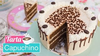 Tarta Capuchino  Cappuccino Cake  Quiero Cupcakes [upl. by Blockus]