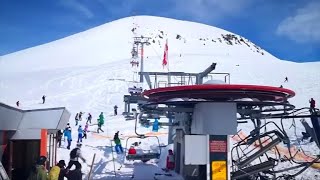 At least 8 injured when ski lift malfunctions [upl. by Ahsilav7]