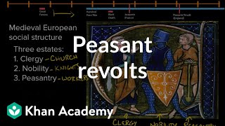 Peasant Revolts  World History  Khan Academy [upl. by Aveneg]