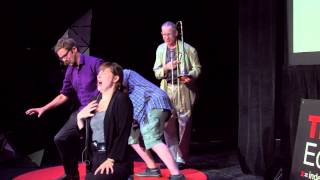 The art of improvisation  Rapid Fire Theatre  TEDxEdmonton [upl. by Diraf689]