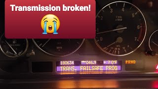 Transmission error  Trans Failsafe Prog  2001 BMW 740i E38 [upl. by Merton]