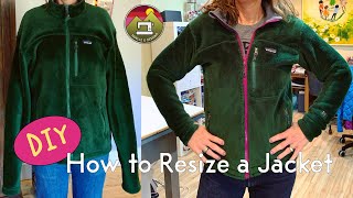 How To Resize a Jacket DIY [upl. by Analak]