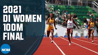 Womens 100m  2021 NCAA track and field championship [upl. by Aihsem]