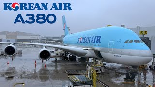 🇺🇸 Los Angeles LAX to Seoul ICN 🇰🇷 Korean Air Airbus A380  FULL FLIGHT REPORT Polar route [upl. by Ahsiuqram]